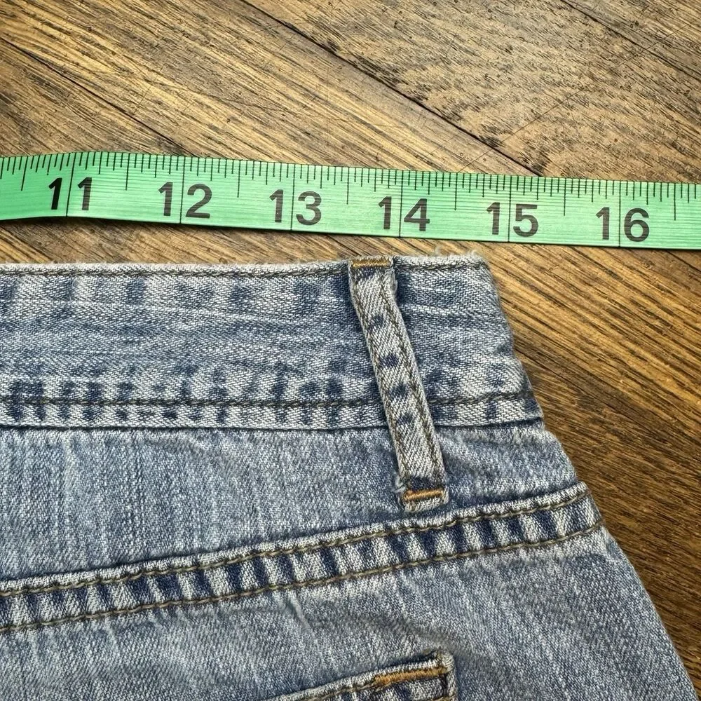 J.CREW Women’s Light Wash Blue Straight Denim Jeans, 100% Cotton Size 8